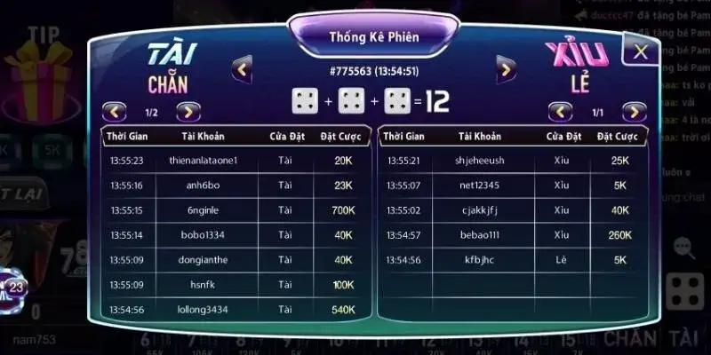 tài xỉu livestream 789club online